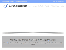 Tablet Screenshot of lefkoe.com